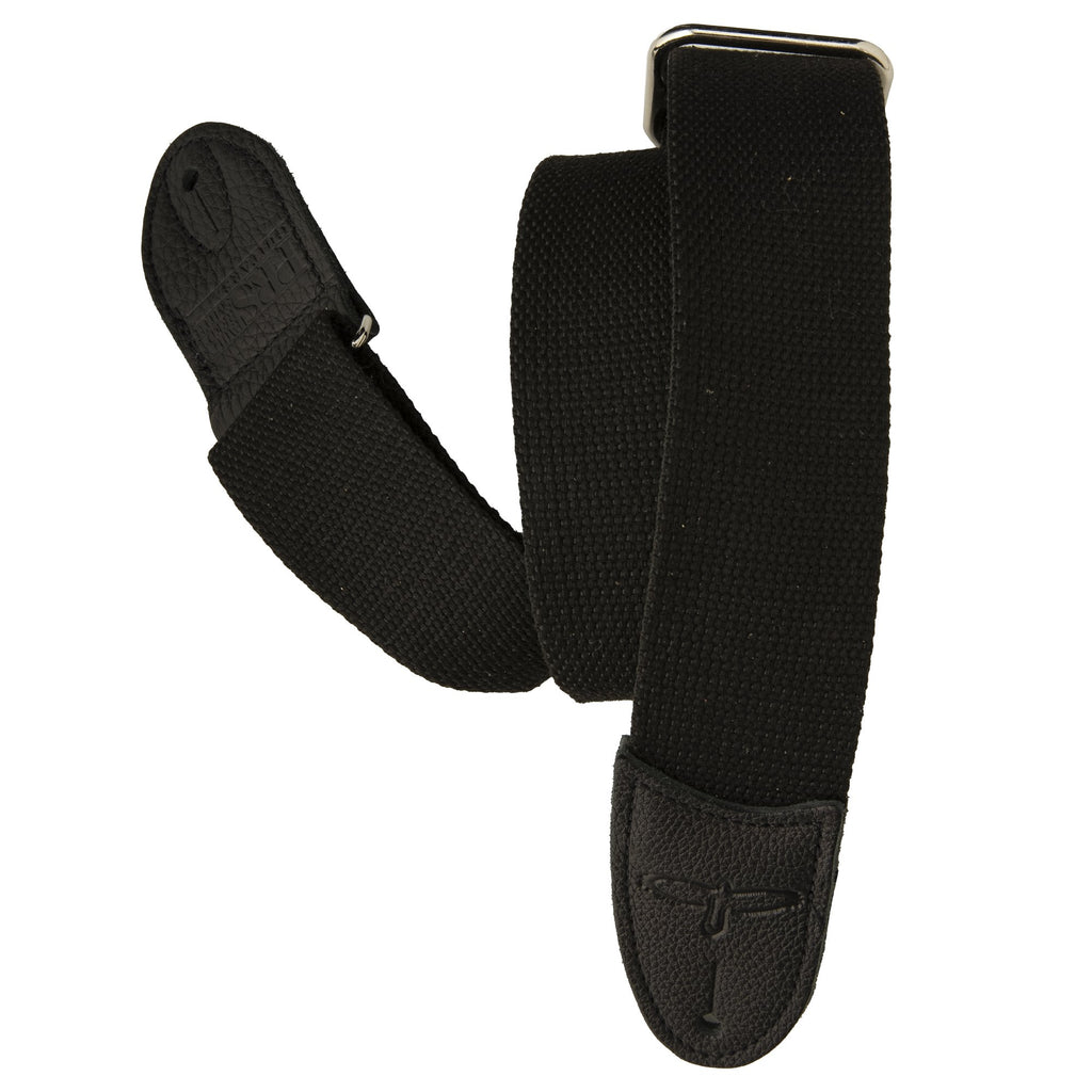 2" Deluxe Cotton Strap Black, Green & Gray